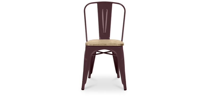 Dining chair - Industrial design - Wood and steel - Stylix