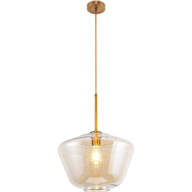 Lampa sufitowa z kryształu - Lampa wisząca w stylu vintage - Erik
