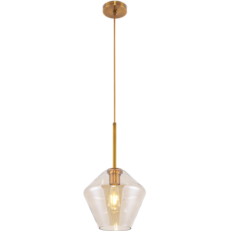 Lampa sufitowa z kryształu - Lampa wisząca w kształcie diamentu - Alon