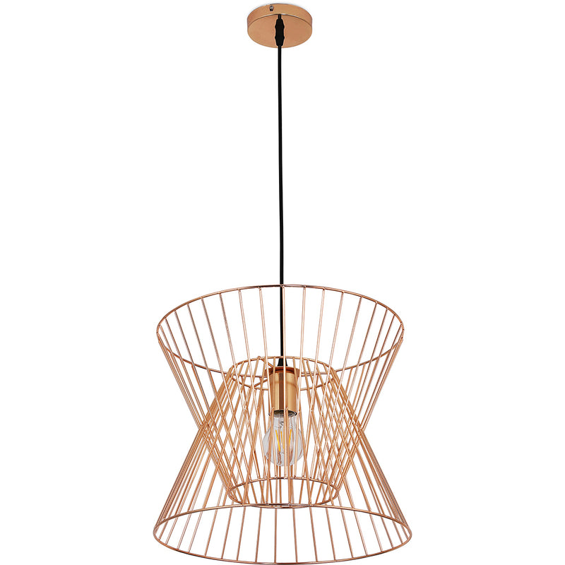 Lâmpada de Teto Retro - Candeeiro de Suspensão de Design - Lia