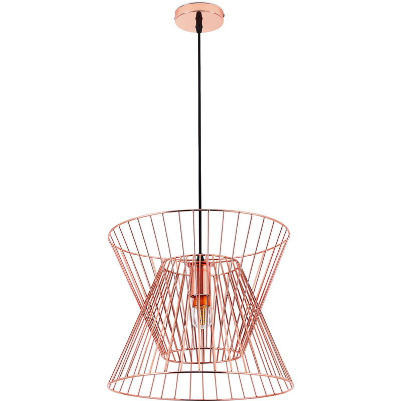 Lâmpada de Teto Retro - Candeeiro de Suspensão de Design - Lia