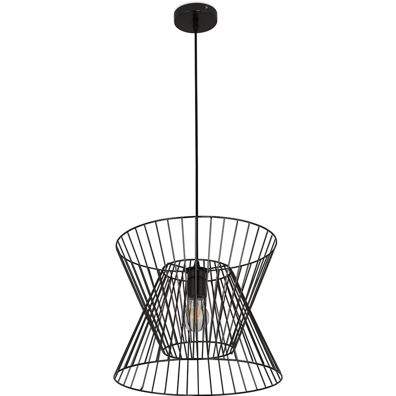 Lâmpada de Teto Retro - Candeeiro de Suspensão de Design - Lia