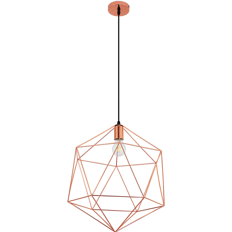 Lampa sufitowa - Lampa wisząca w stylu vintage - Lara