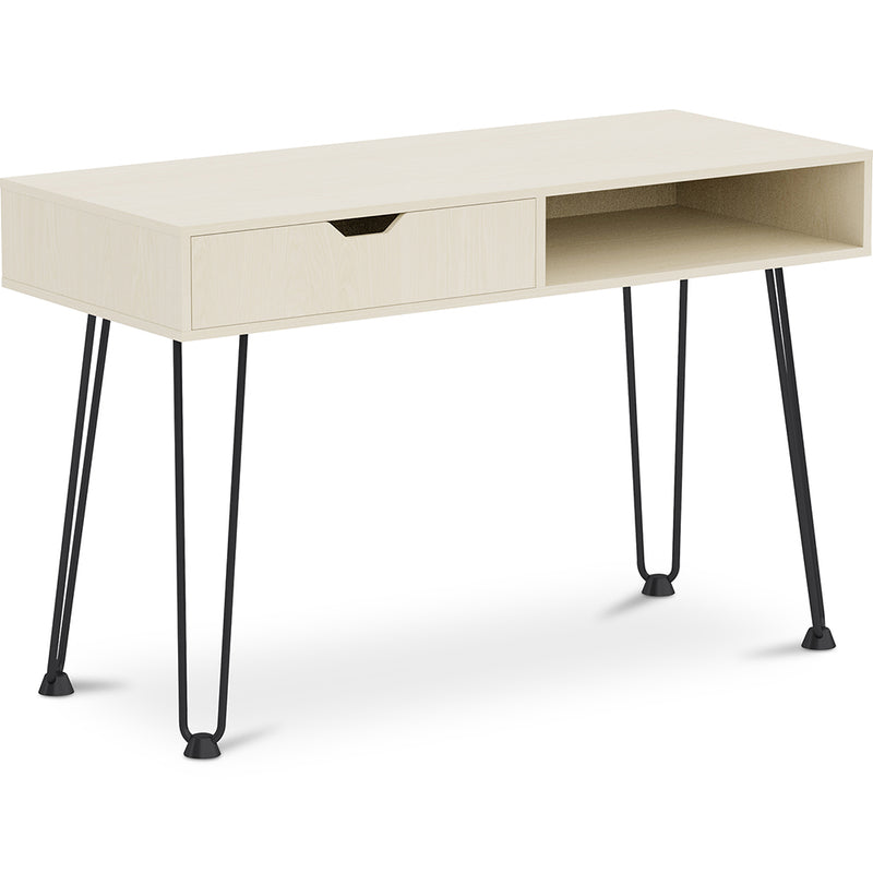 Wooden Desk with Drawer - Scandinavian Design - Andor