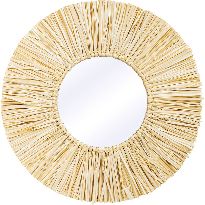 Wall Mirror - Round Boho Bali Design (60 cm) - Grel