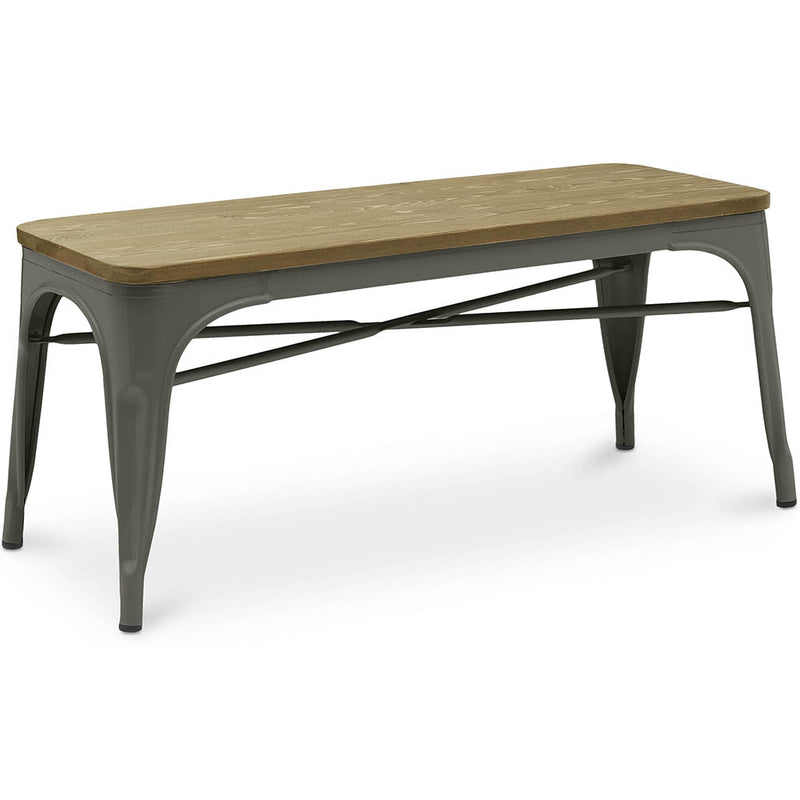 Bank - Industrieel Ontwerp - Hout en Metaal - Stylix