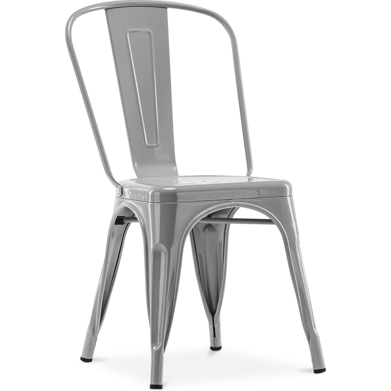 Silla de comedor - Diseño industrial - Acero - Nueva edición - Stylix