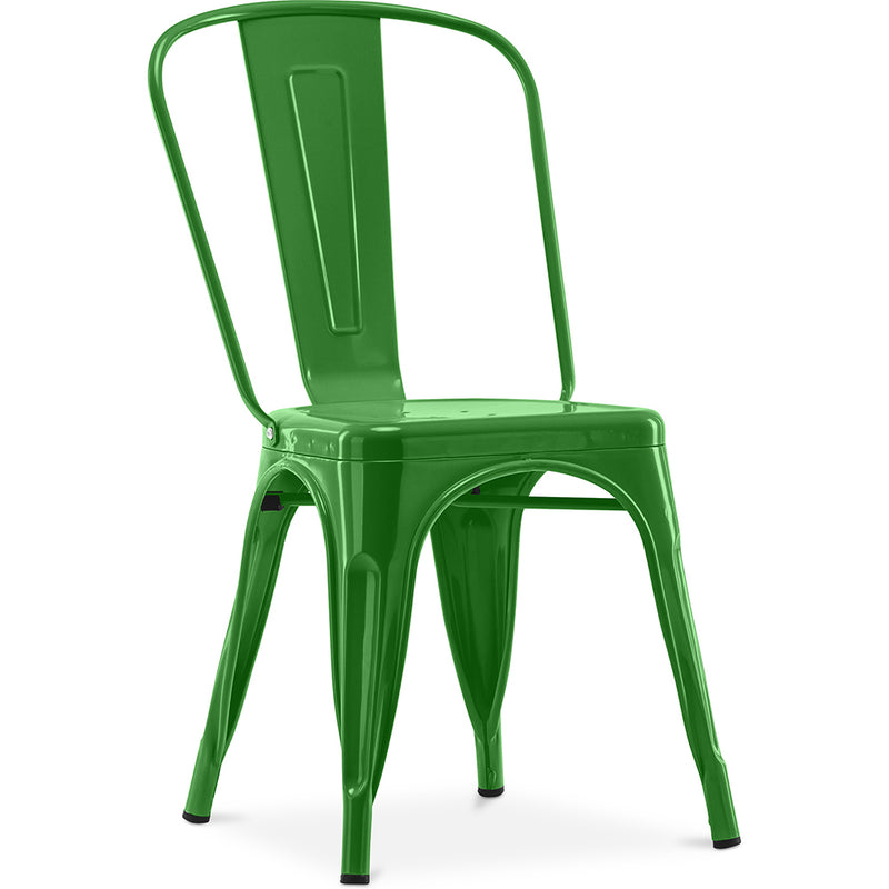 Silla de comedor - Diseño industrial - Acero - Nueva edición - Stylix