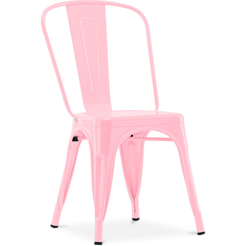 Silla de comedor - Diseño industrial - Acero - Nueva edición - Stylix