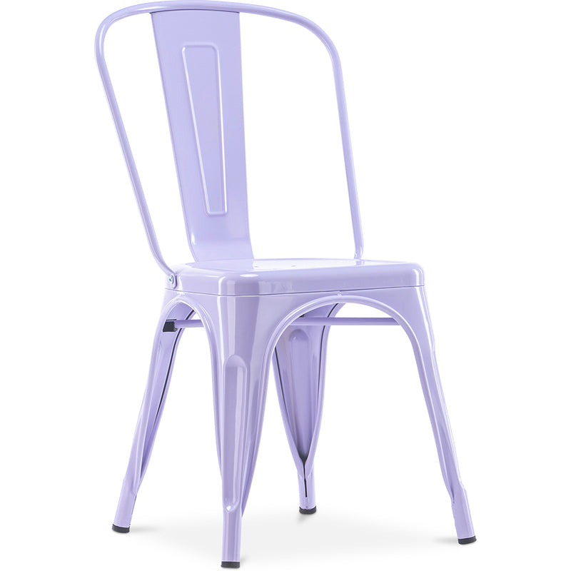 Silla de comedor - Diseño industrial - Acero - Nueva edición - Stylix