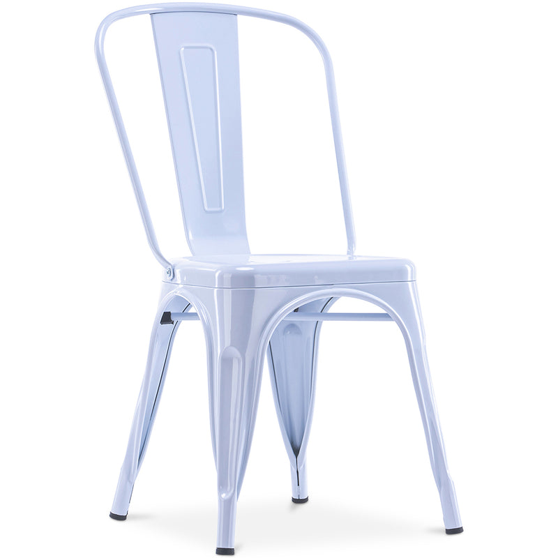 Silla de comedor - Diseño industrial - Acero - Nueva edición - Stylix
