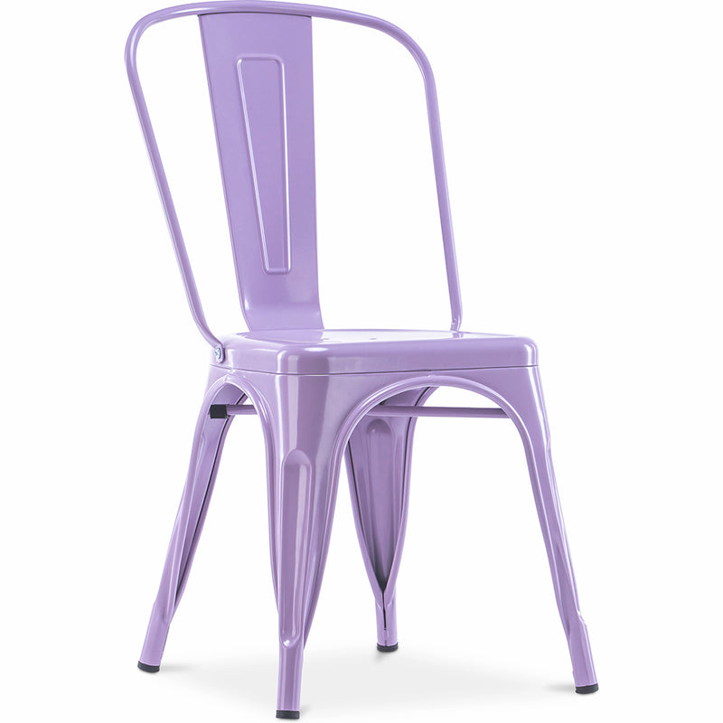Silla de comedor - Diseño industrial - Acero - Nueva edición - Stylix