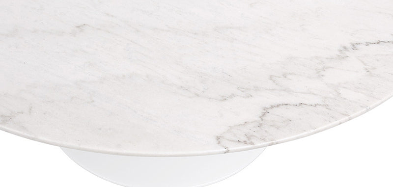 Round dining table - 110 cm - Marble - Tulip