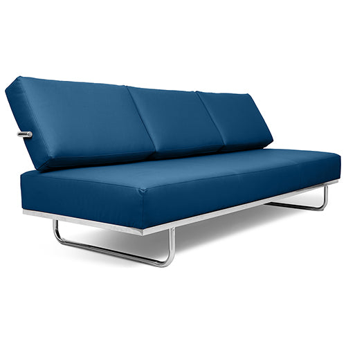 Sofa Bed Upholstered in Faux Leather - 3 Seats - Kart