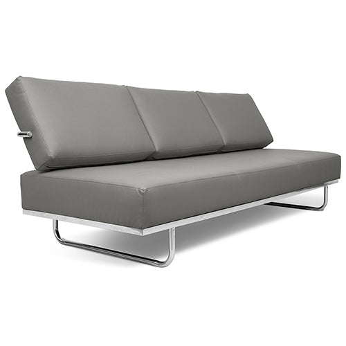 Sofa Bed Upholstered in Faux Leather - 3 Seats - Kart