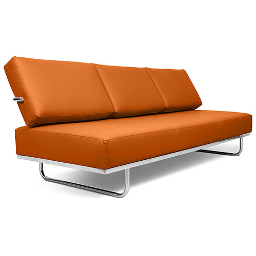 Sofa Bed Upholstered in Faux Leather - 3 Seats - Kart