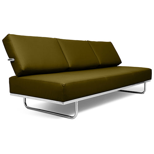 Sofa Bed Upholstered in Faux Leather - 3 Seats - Kart