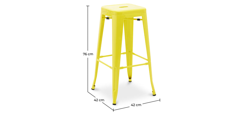 Barkruk - Industrieel design - 76cm - Stylix