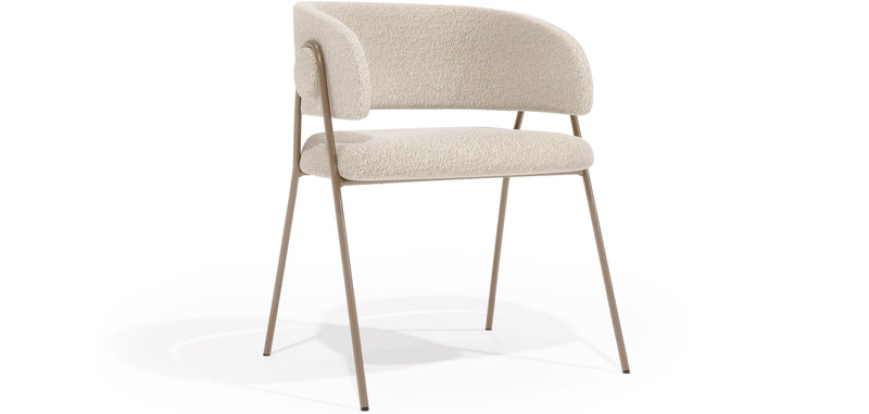 Chaise de salle à manger - Revêtue de tissu - Roaw