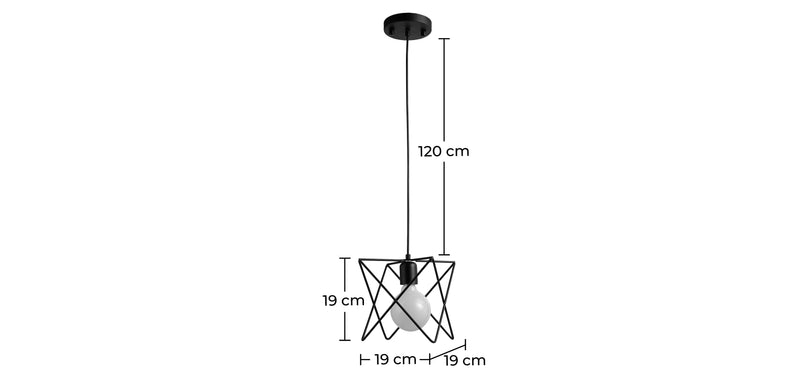 Lampa sufitowa - Lampa wisząca w stylu industrialnym - Bon