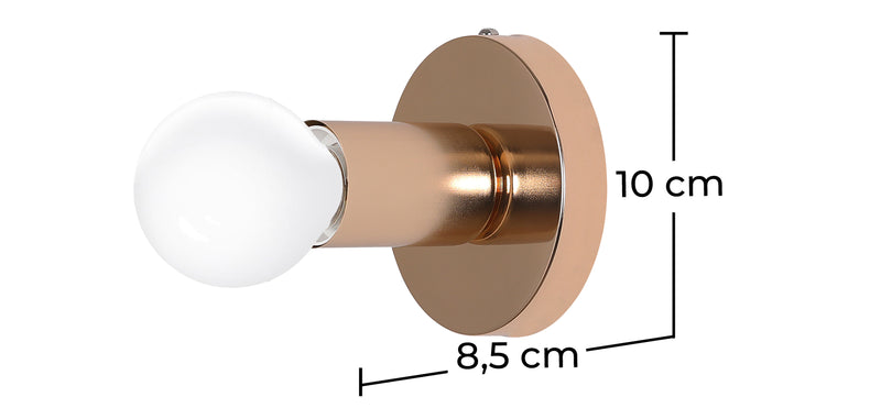 Wall Sconce - Gold Metal - Louisa