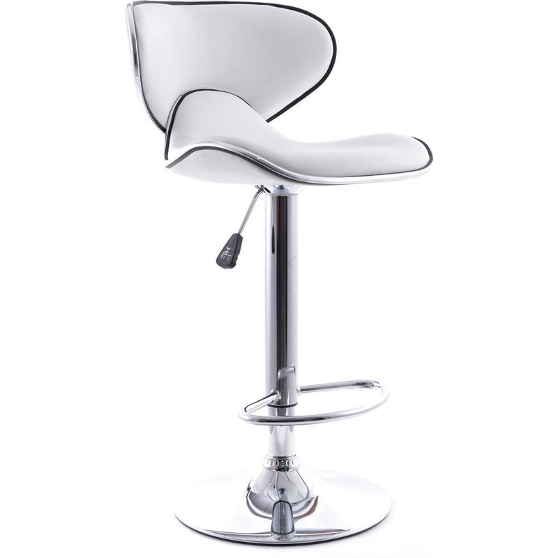 Tabouret de bar pivotant avec dossier - Dossier courbe