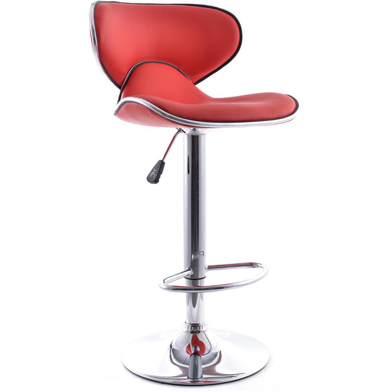 Tabouret de bar pivotant avec dossier - Dossier courbe
