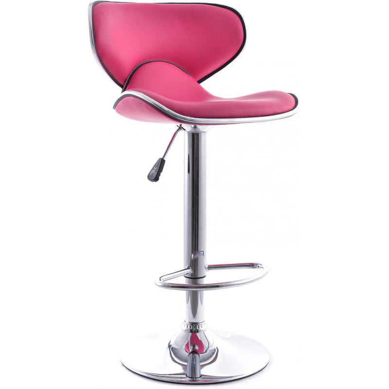 Tabouret de bar pivotant avec dossier - Dossier courbe