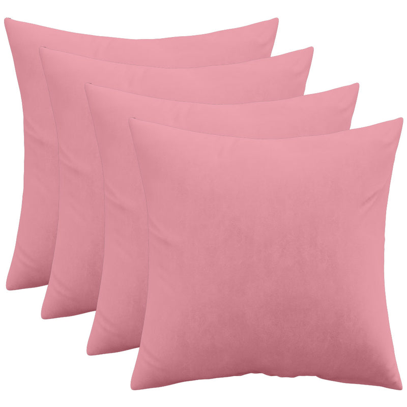 Set of 4 velvet cushions - cover and filling - Mesmal