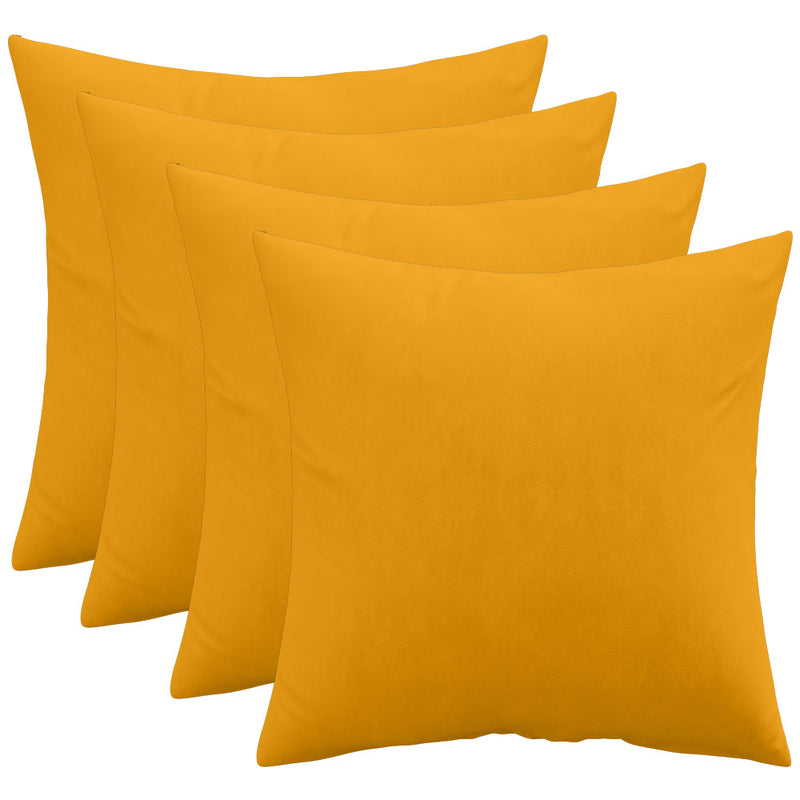 Set of 4 velvet cushions - cover and filling - Mesmal