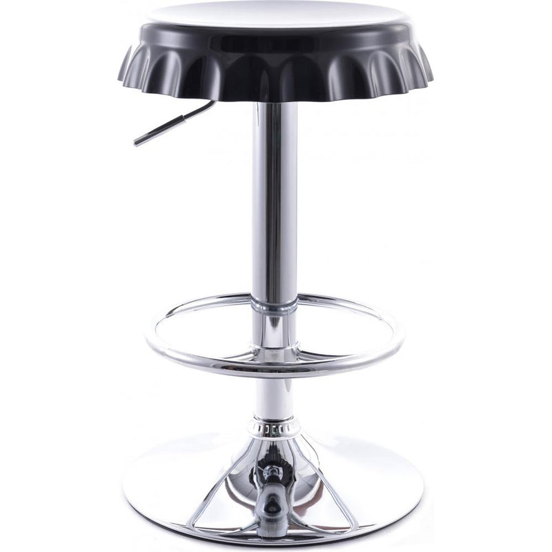 Tabouret de bar pivotant - Design métal - Bouteille