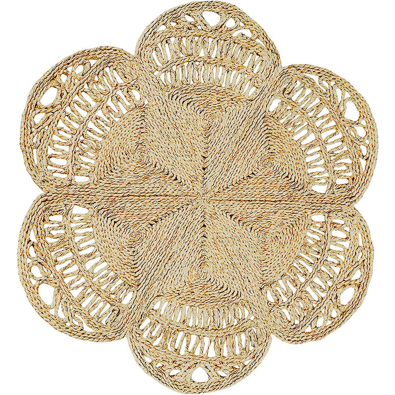 Tapis rond en jute - Boho Bali - 150 CM - Niluh