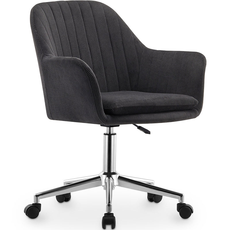 Chaise de bureau pivotante avec accoudoirs - Lumby