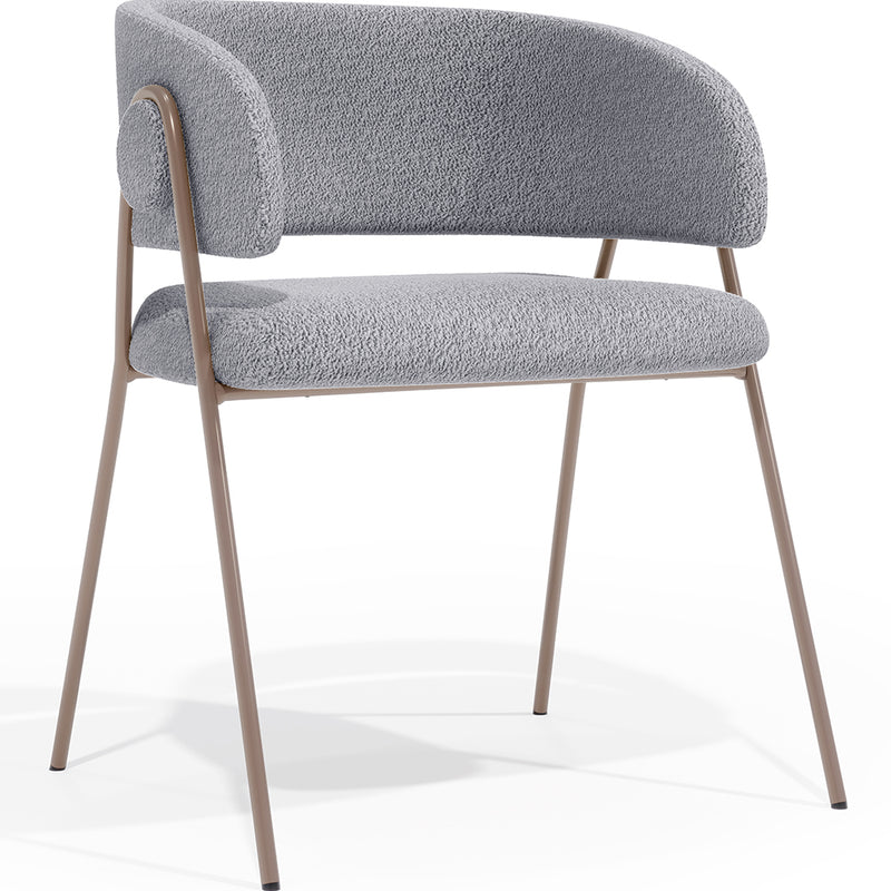 Chaise de salle à manger - Revêtue de tissu - Roaw