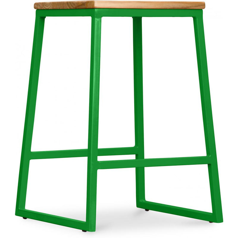 Sgabello da Bar Design Industriale - Legno e Metallo - 60cm - Big Boy