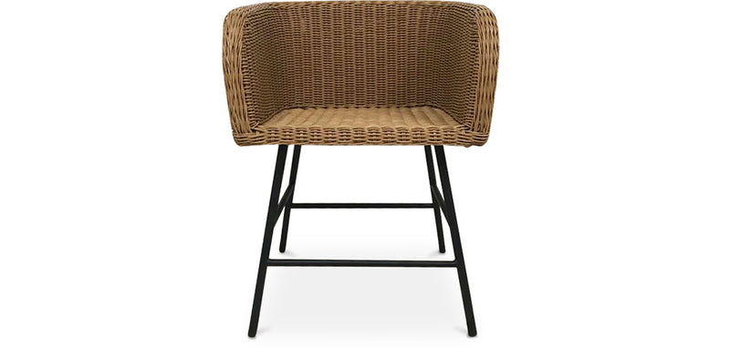 Cadeira de sala de jantar em rattan - Design Boho Bali - Ishita