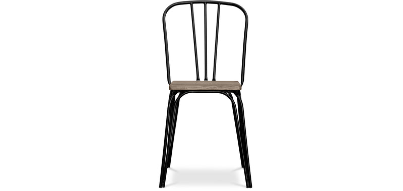 Eetkamerstoel - Industrieel design - Hout en metaal - Lillor