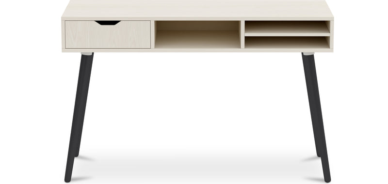 Wooden Desk with Drawer - Scandinavian Design - Beckett