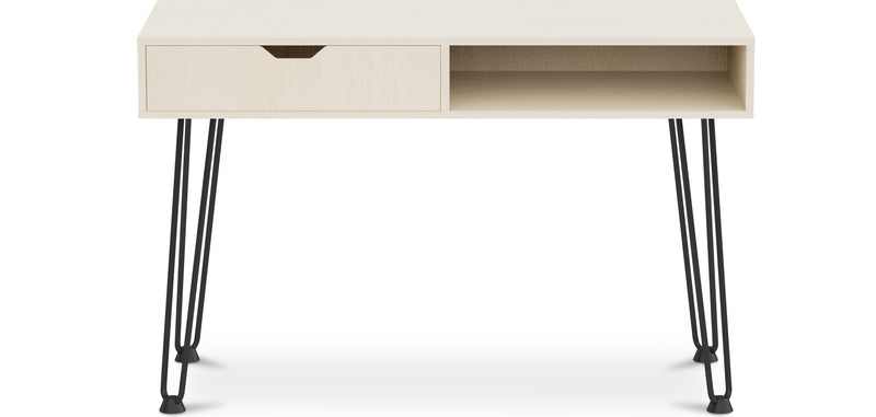 Tre skrivebord med skuff - Skandinavisk design - Andor