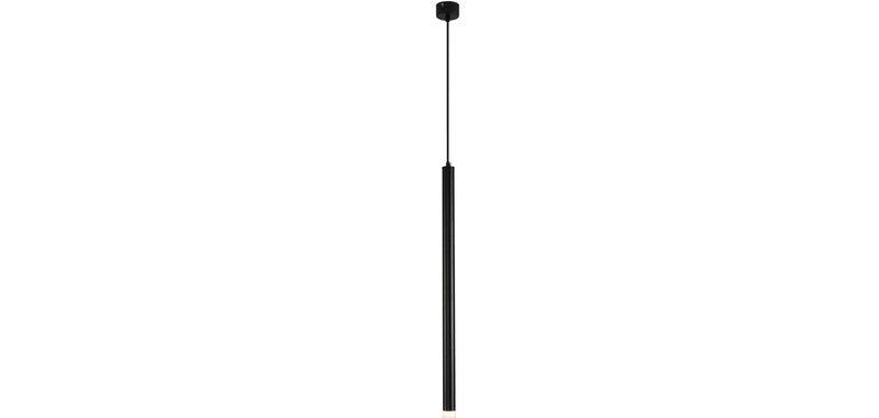 Lampe de plafond tube LED - Lampe suspendue noire - 60cm - Lilu