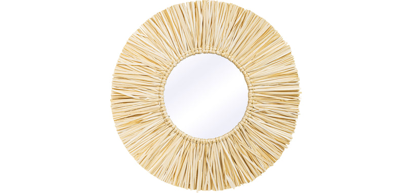 Wall Mirror - Round Boho Bali Design (60 cm) - Grel