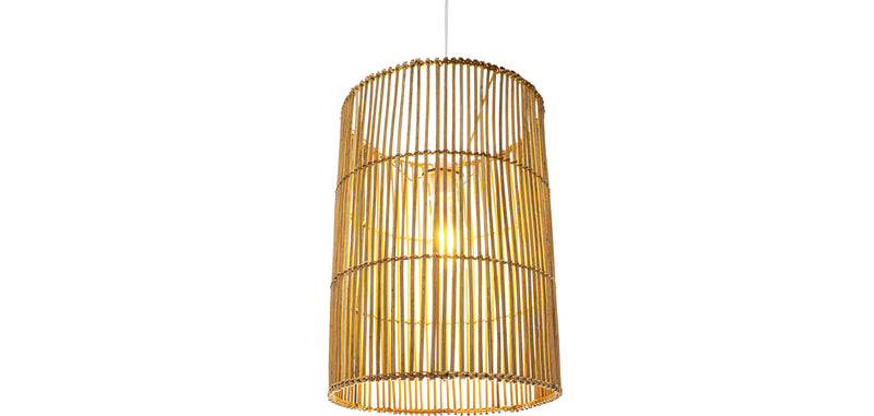 Lampe de plafond en rotin - Lampe suspendue de stile Boho Bali - An