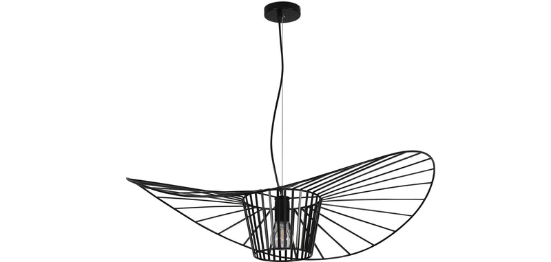 Lampa sufitowa - lampa wisząca design Pamela - 80cm - pionowa
