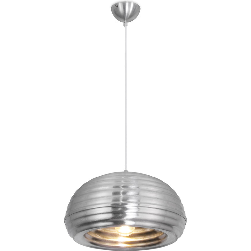 Lampe de plafond - Lampe suspendue argentée - Spelunking