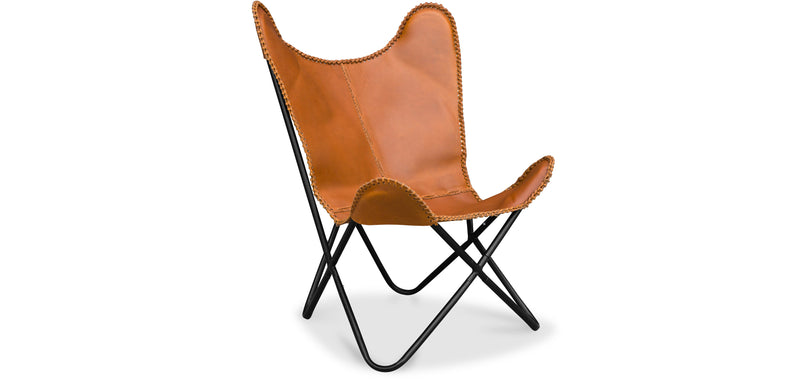 Chaise design papillon - Cuir - Blop