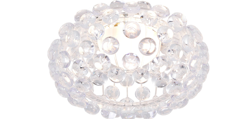 Lampe de plafond - Monture encastrée à boules de verre - 35cm - Savoni