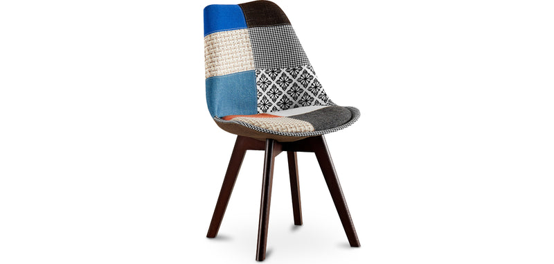 Dining Room Chair - Patchwork Upholstery - Pixi