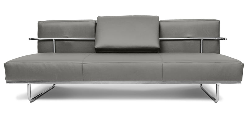 Sofa Bed Upholstered in Faux Leather - 3 Seats - Kart
