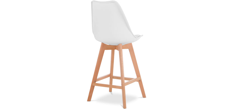 Scandinavian style stool - wooden legs - Denisse