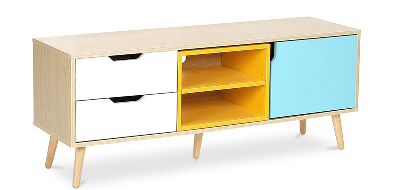 Meuble TV en Bois - Design Scandinave - Axe